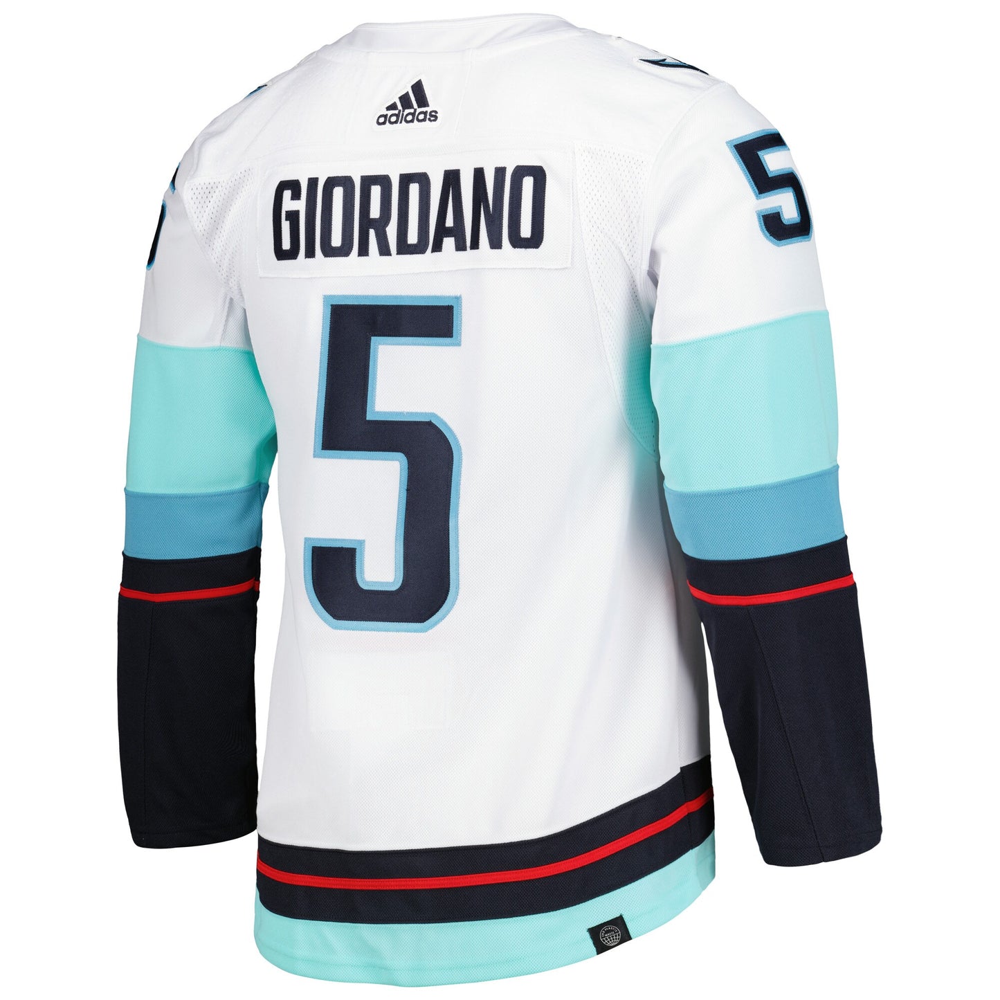 Mark Giordano Seattle Kraken adidas Captain Away Authentic Pro Player Jersey - White
